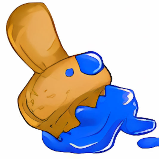 Blue PaintBrush Cookie