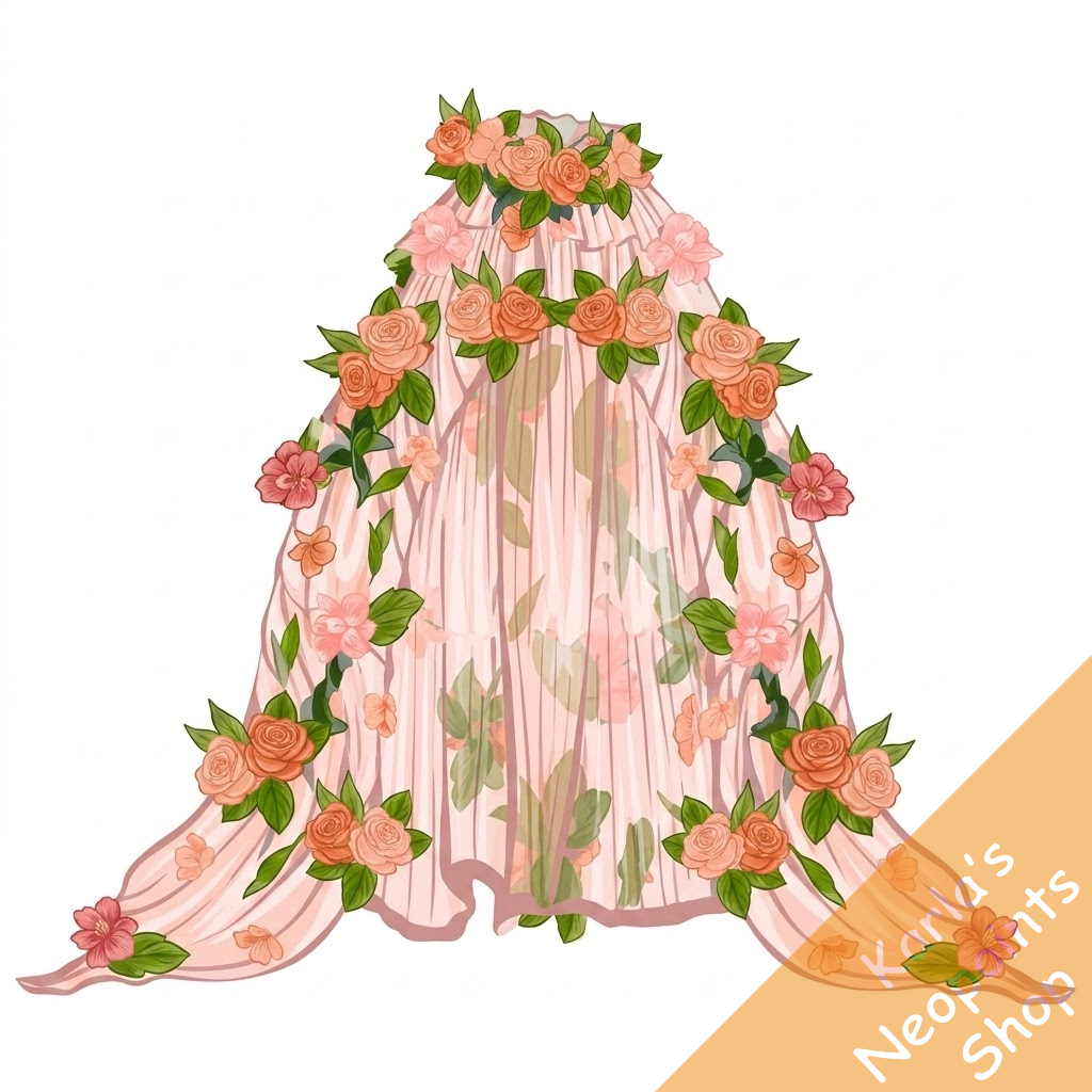 Summery Floral Cape