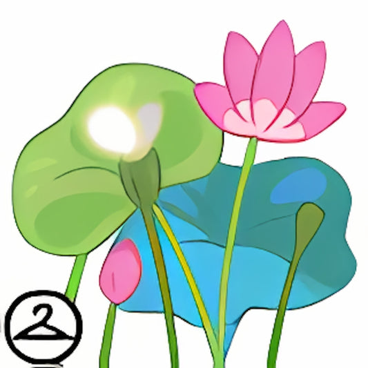 Lotus Leaves and Butterfly Trinket