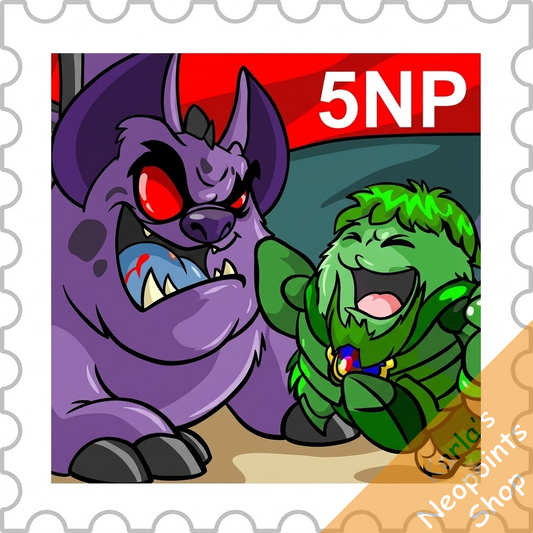 Green Knight Stamp