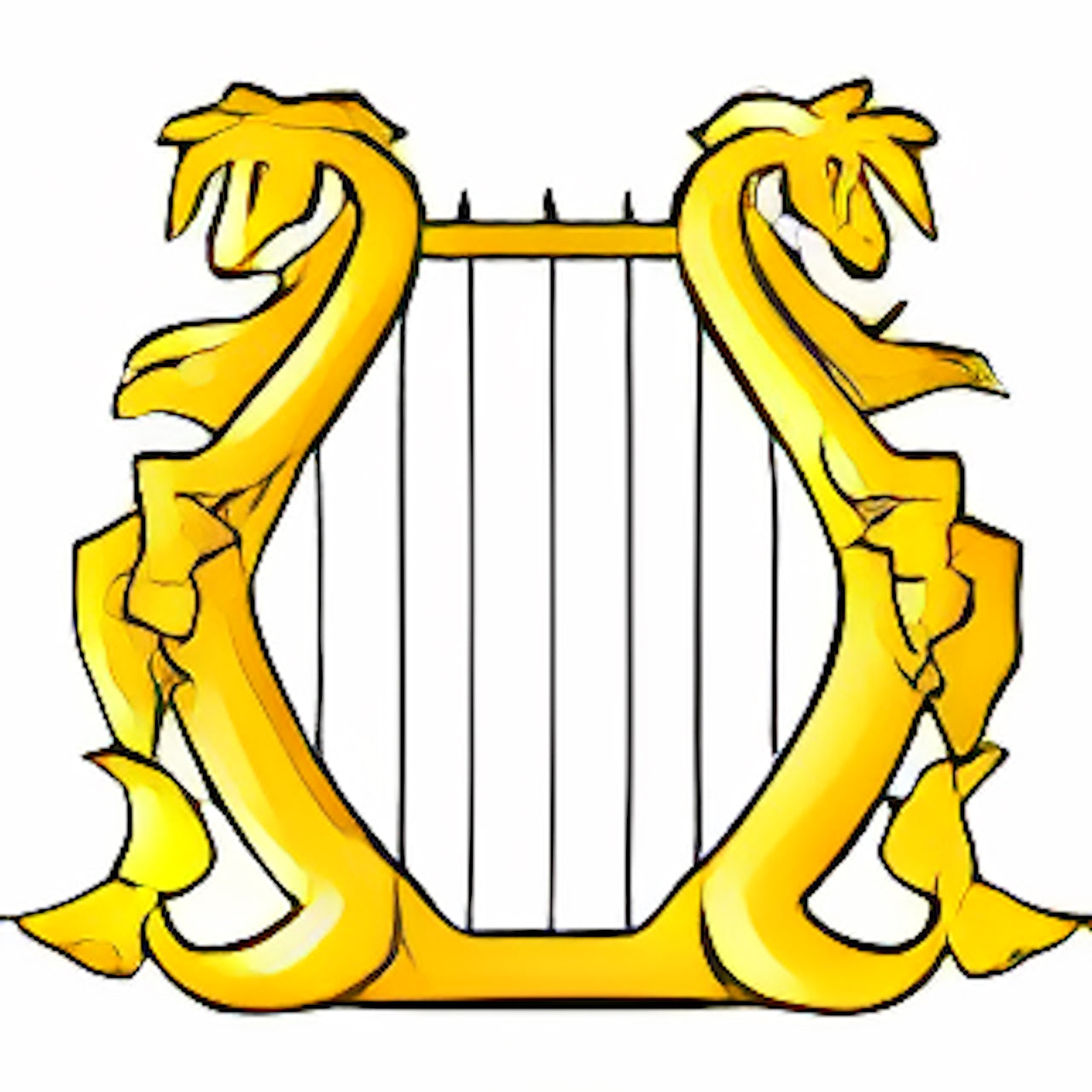 Golden Peophin Harp