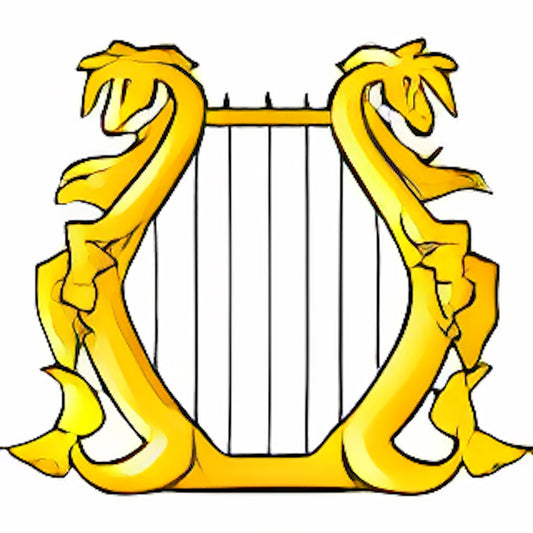 Golden Peophin Harp