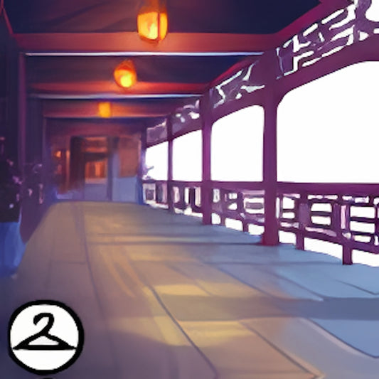 Shenkuu Palace Balcony Windows Background Item