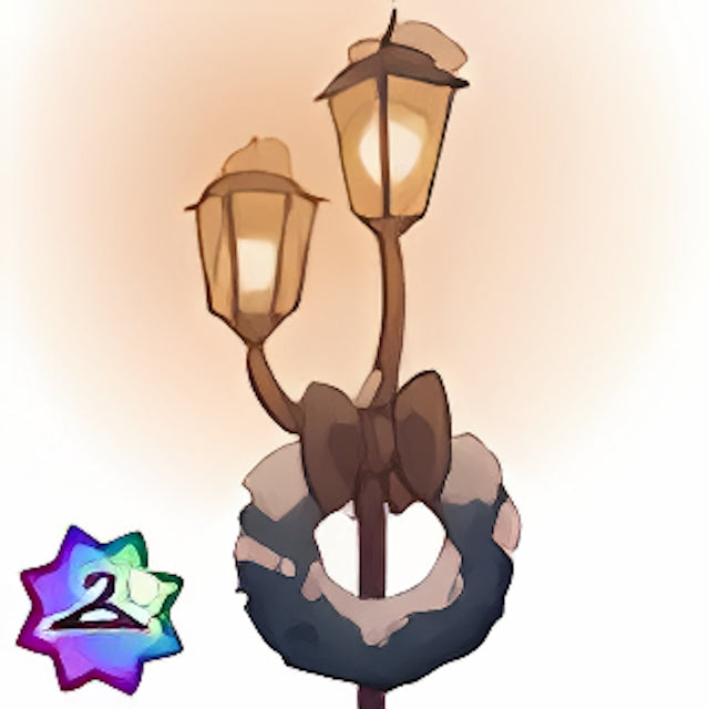 Holiday Lamp Post Background Item