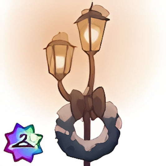 Holiday Lamp Post Background Item