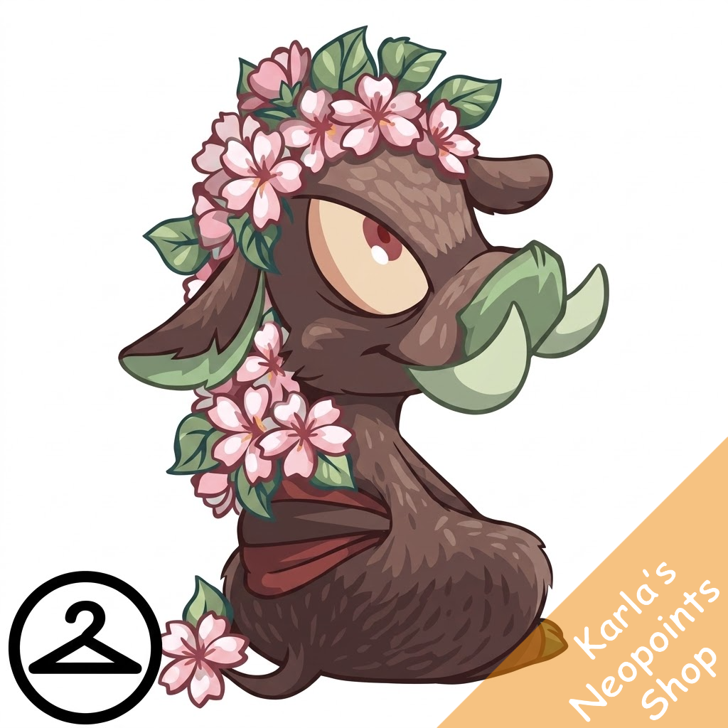 Prismatic Blossom: Blooming Woodland Moehog