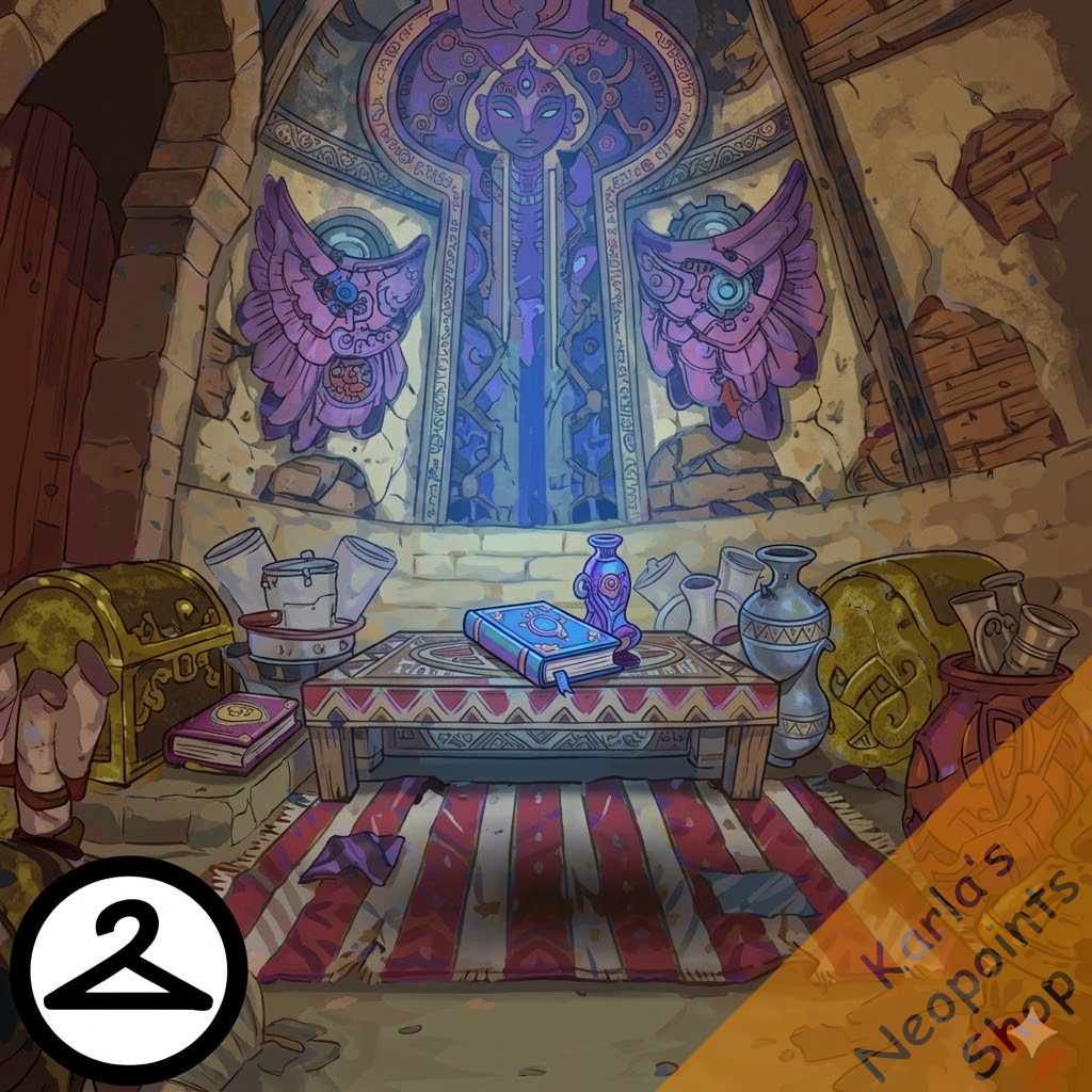 Lost Desert Mansion Background