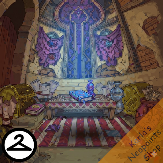 Lost Desert Mansion Background