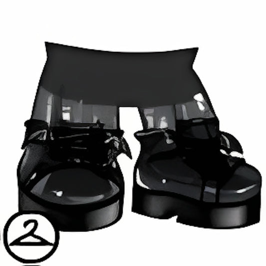 Grungy Torn Tights and Boots Wearable