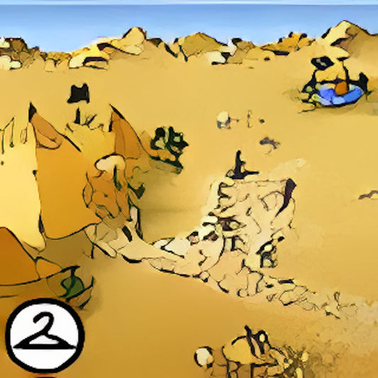 Lost Desert Game Board Background