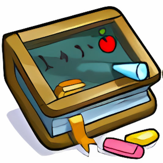 Chalk Board Math Book