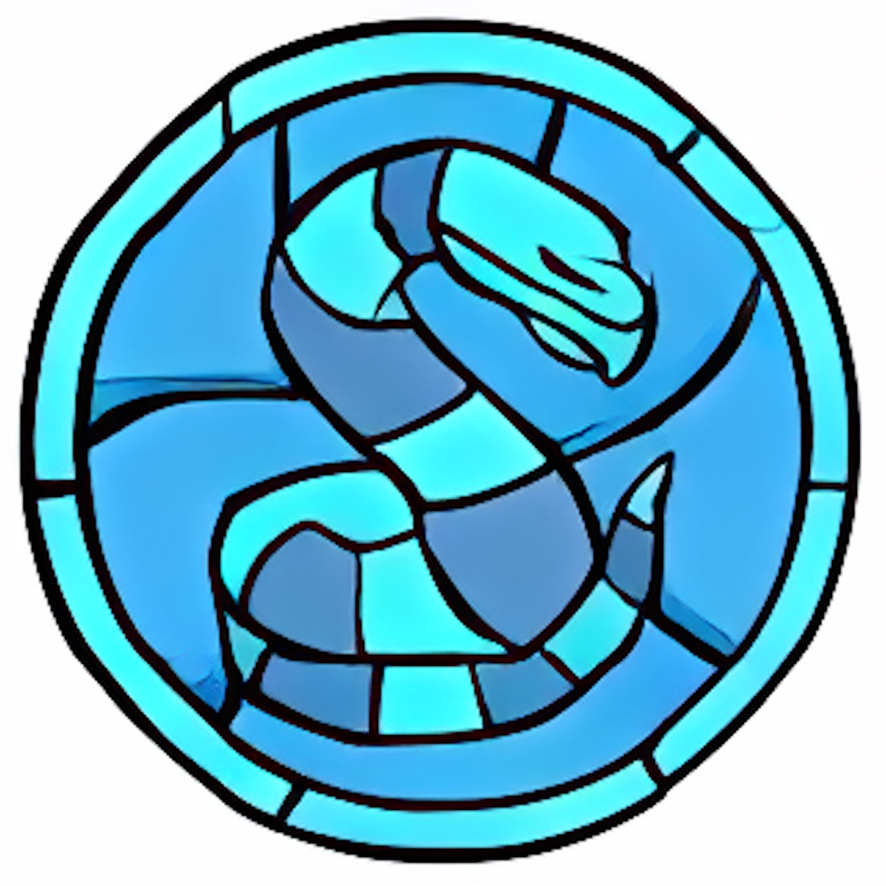 Snowager Stained Glass Window