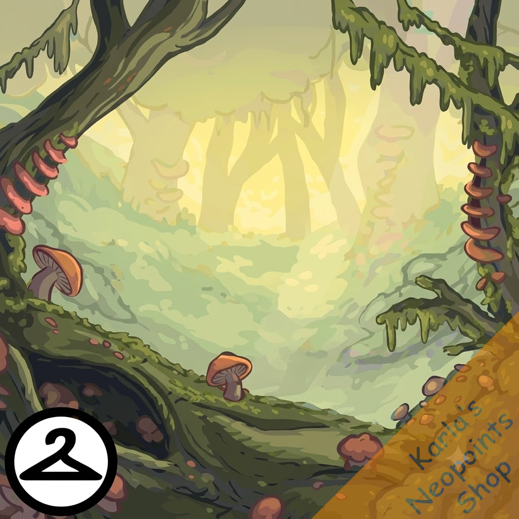 Whimsical Wondering Forest Background