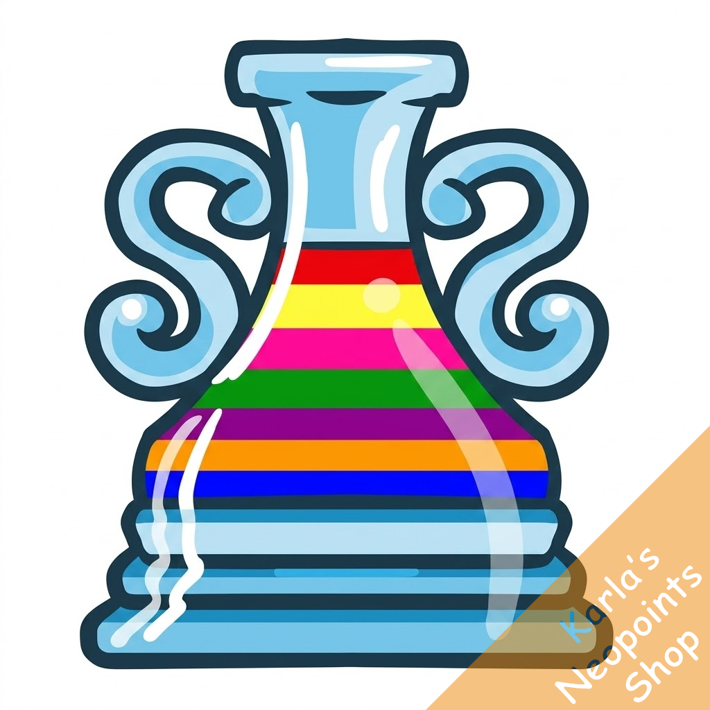Flask of Rainbow Fountain Water