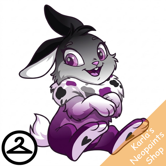 Prismatic Asexual: Adoring Rainbow Cybunny