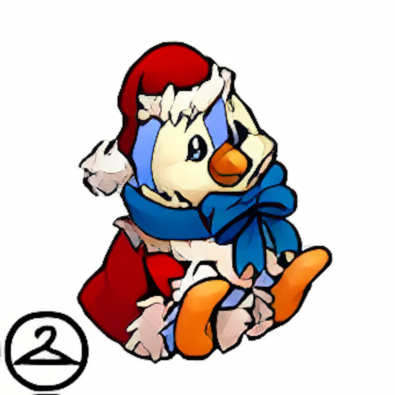 Pixel Habbo Christmas Bruce Companion Foreground