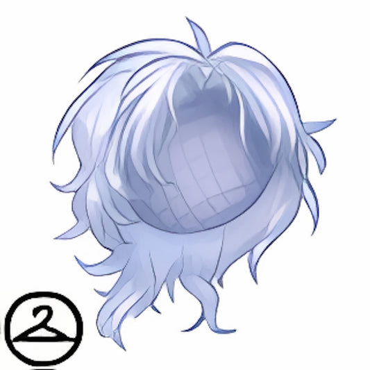 Short White Angel Hair