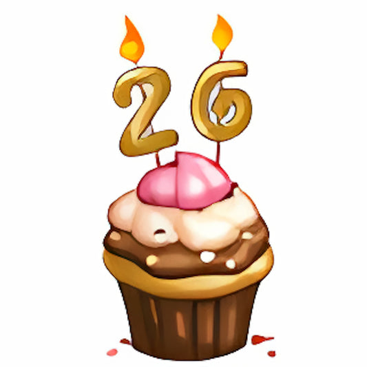 Neopets 26th Birthday Cupcake