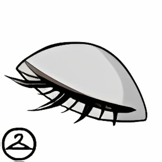 Closed Eye Contacts with Lashes
