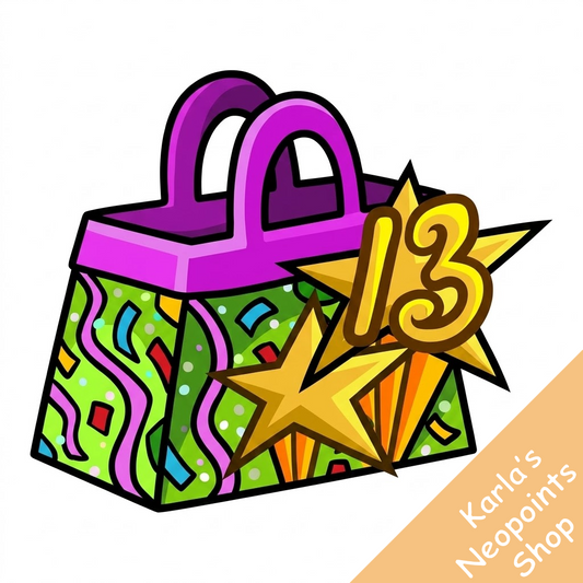 Neopets 13th Birthday Goodie Bag