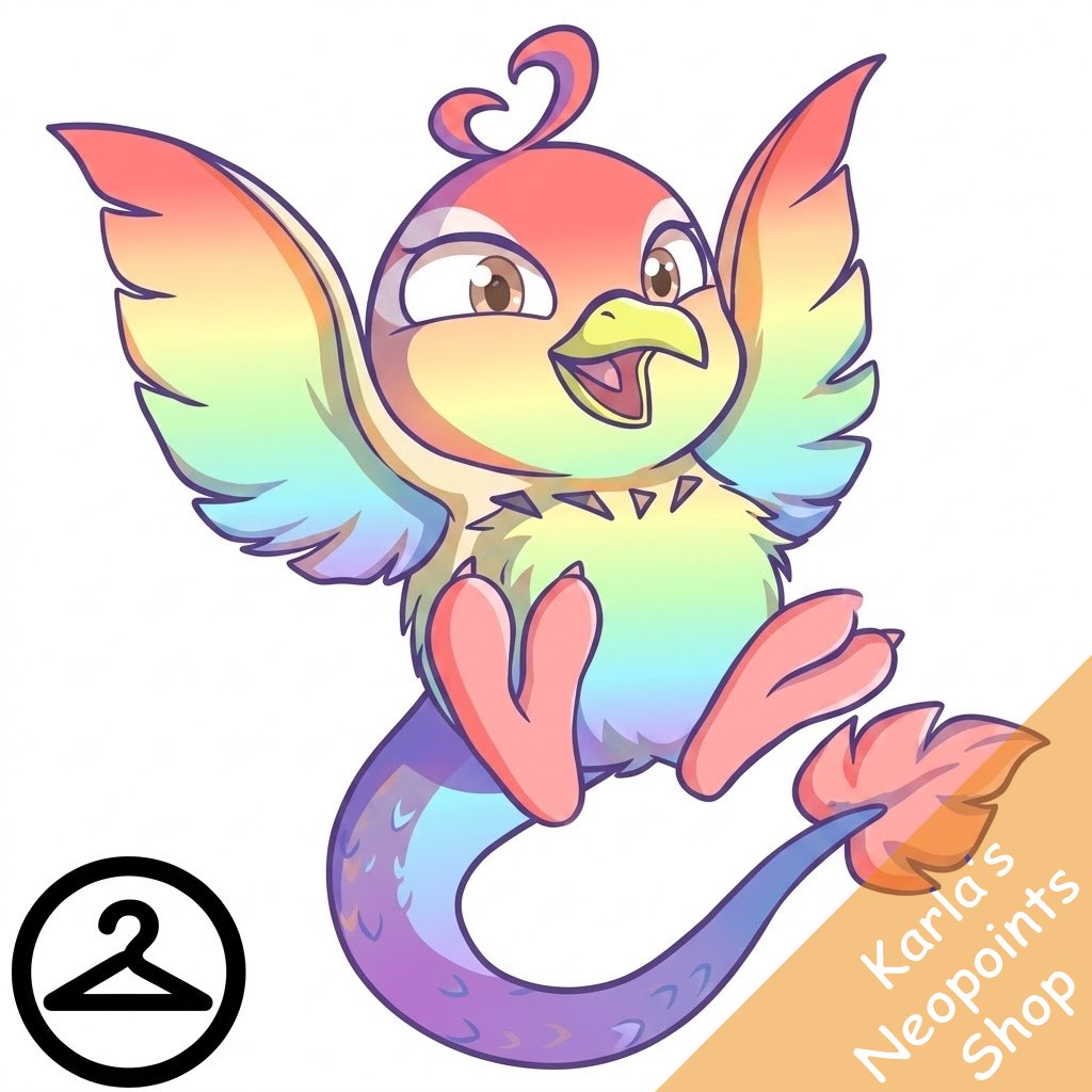 Prismatic Pastel: Adoring Rainbow Pteri