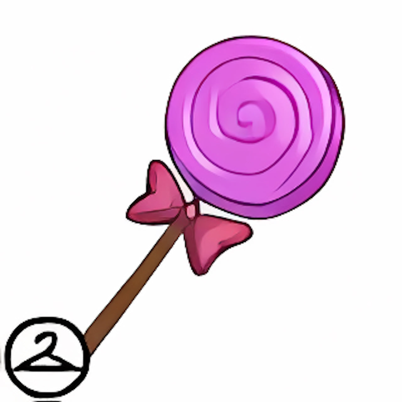 Adorably Pink Lollypop
