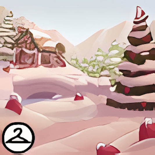 A Berry Pink Christmas Background