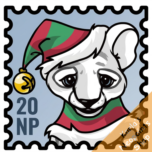 Christmas Kougra Stamp