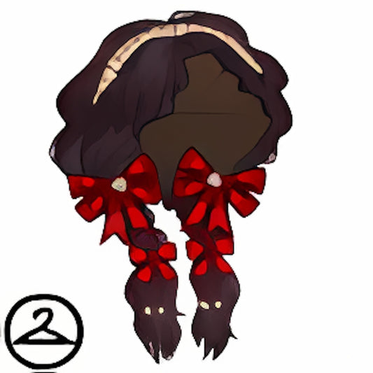 Holiday Hair Bow Wig