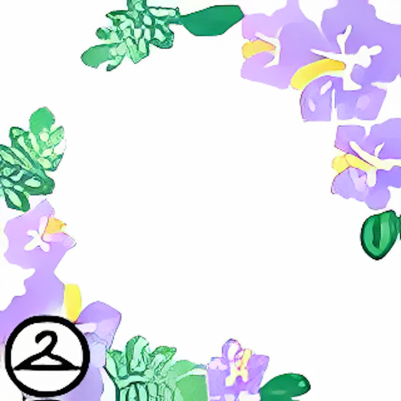 Dyeworks Purple: Tropical Floral Filter