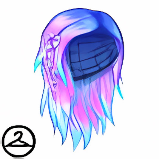 Galaxy Hair with Flower Accessory