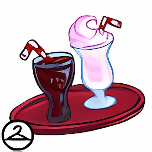 Lutari Rollerskate Waitress Tray