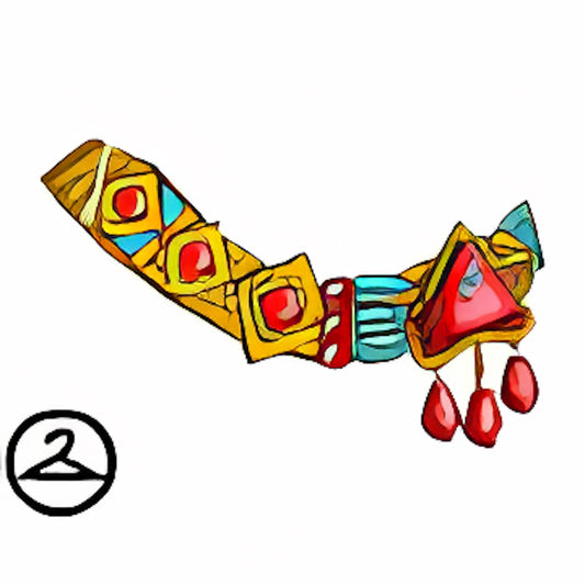 Jewelled Geb Necklace