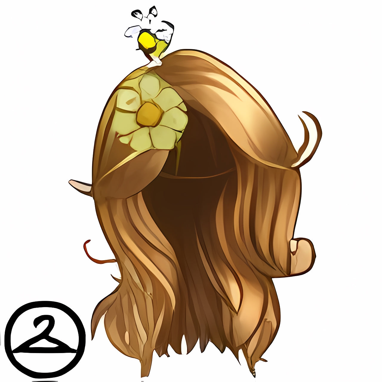 Springabee Flower Wig