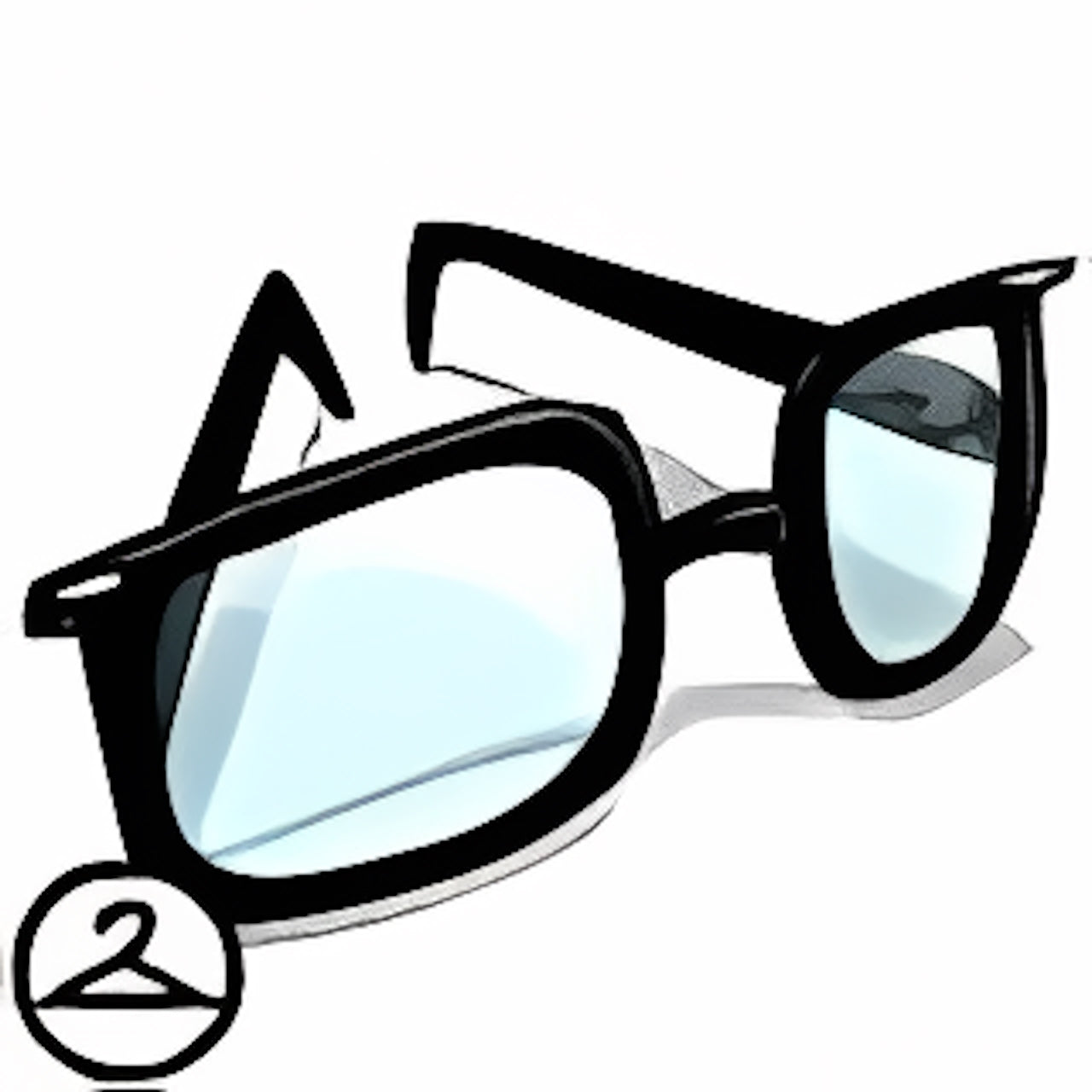 Black Square Glasses