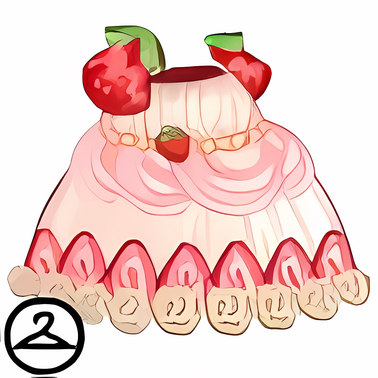 Strawberries and Cream Dress