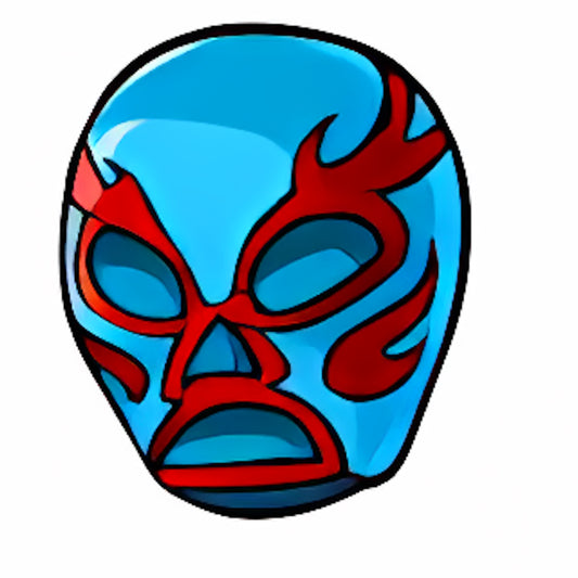 El Picklesaur Brand Wrestling Mask