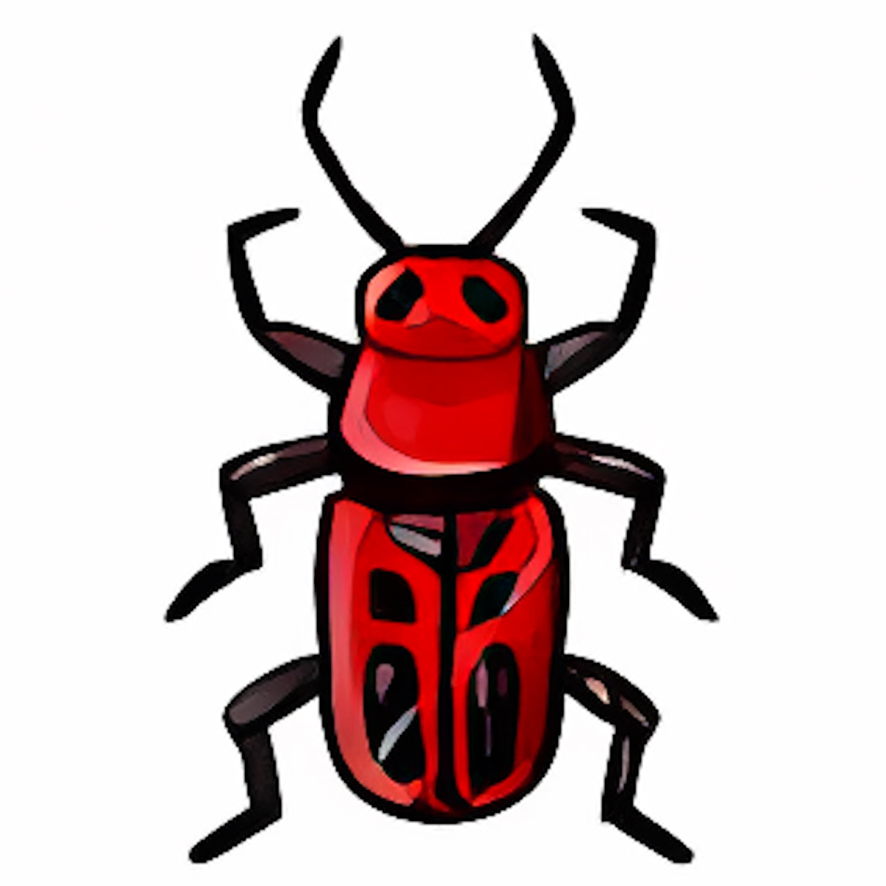 Spotted Red Collectable Scarab