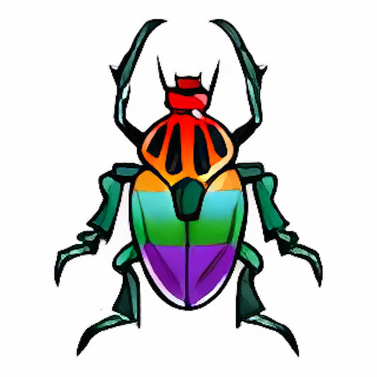 Rainbow Collectable Scarab