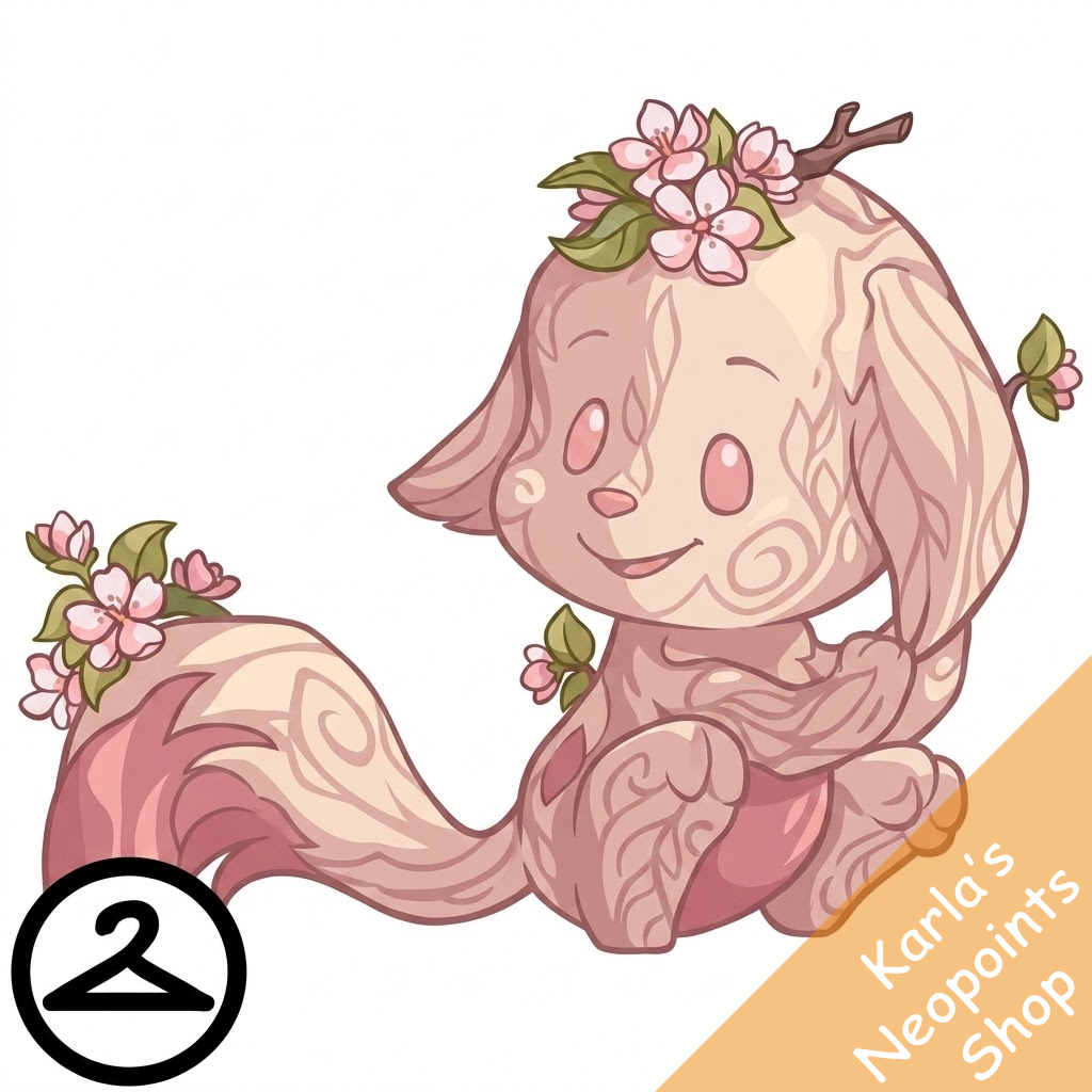 Prismatic Light Blossom: Blooming Woodland Kacheek