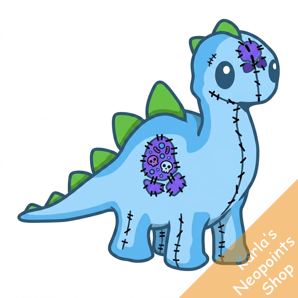 Magical Blue Chomby Plushie
