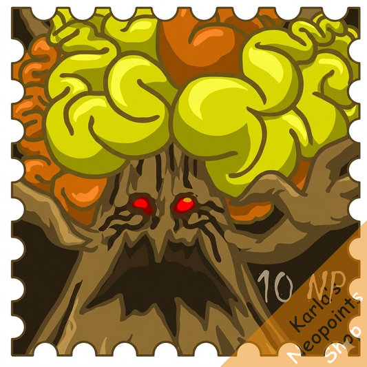 Brain Tree Stamp