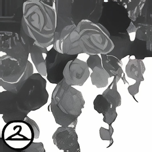 Dyeworks Black: Cascading Roses