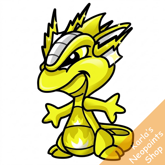 Lightning Lizard Plushie