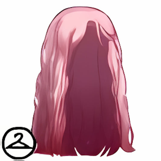 Dyeworks Pink: Curly Enchanted Forest Green Wig