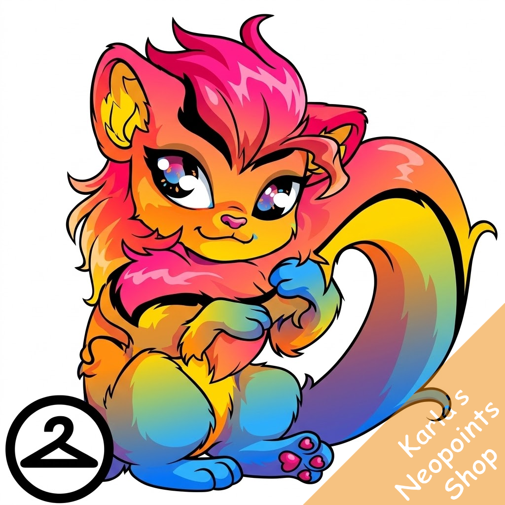 Prismatic Pansexual: Adoring Rainbow Xweetok