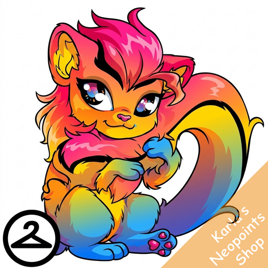 Prismatic Pansexual: Adoring Rainbow Xweetok