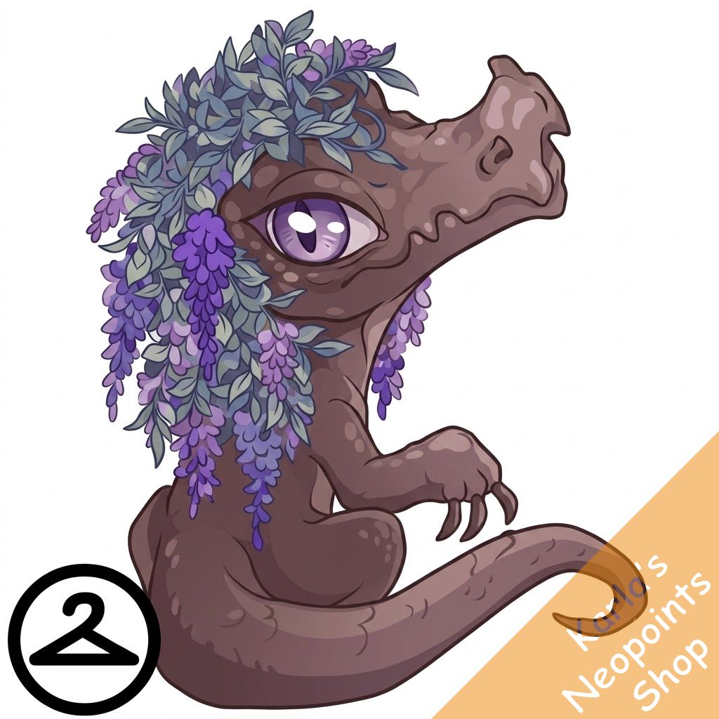 Prismatic Wisteria: Blooming Woodland Krawk