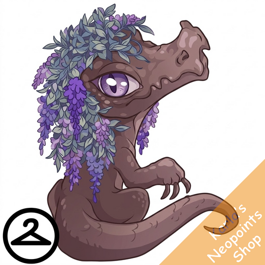 Prismatic Wisteria: Blooming Woodland Krawk