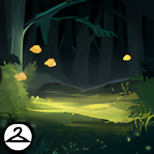 Mystical Glade Clearing Background